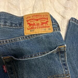 Levi's Classic Blue Jeans 505 34x29